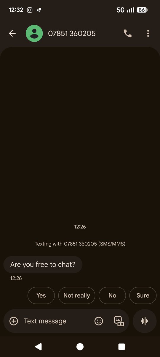 What an ominous random message to receive with zero follow up. 

I'm not but I feel I now should be