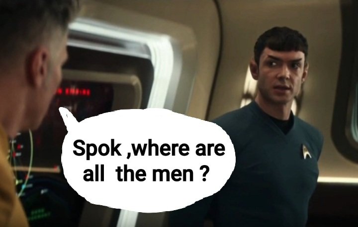 Star Trek Strange New Worlds 

When Captain Pike walked on the Bridge l thought he'd got lost and had gone in the ladies by mistake. 

#startrek #trekies #scifi #StrangeNewWorlds 
#sky #itvx #channel4 #channel5 #StarWars #NASA