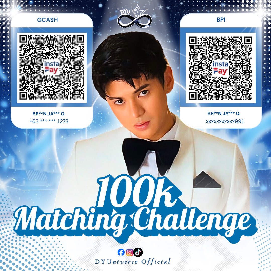 Dโ YUniverse OFC (@dyuniverseofc) on Twitter photo 100,000 ๐ด๐๐๐๐๐๐๐ ๐ช๐๐๐๐๐๐๐๐ ๐จ๐๐๐๐
Weโre overflowing with gratitude to our generous sponsors who have pledged to donate โฑ100,000 โ but hereโs the twist:
weโll only receive it if we can match the same amount on or before October 24, 11:59 PM!
This is our 100,000 ๐ด๐๐๐๐๐๐๐ ๐ช๐๐๐๐๐๐๐๐ ๐จ๐๐๐๐
Weโre overflowing with gratitude to our generous sponsors who have pledged to donate โฑ100,000 โ but hereโs the twist:
weโll only receive it if we can match the same amount on or before October 24, 11:59 PM!
This is our