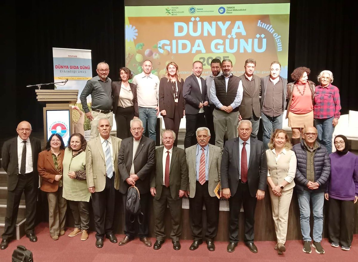 TMMOB DÜNYA GIDA GÜNÜ 2025 ETKİNLİĞİ’Nİ GERÇEKLEŞTİRDİK

TMMOB çatısı altında; sekreteryası ODA’mız, TMMOB Gıda Mühendisleri Odası ve TMMOB Kimya Mühendisleri Odası tarafından ortak yürütülen TMMOB Dünya Gıda Günü 2025 Etkinliği, 16 Ekim 2025 Perşembe günü “Daha İyi Gıdalar ve