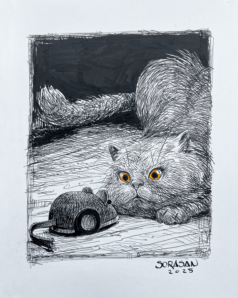 #Inktober2025 
Day20, Rivals
#Inktober