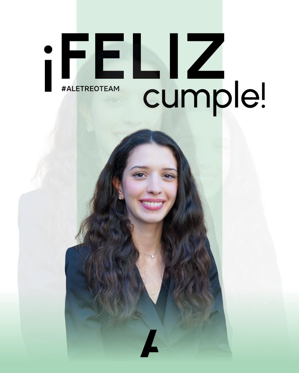 ¡Felicidades, Carmen! 🎉

Te deseamos un día muy especial y un nuevo año lleno de crecimiento y nuevos retos. Tu entusiasmo, compromiso y actitud positiva son una gran inspiración y contribuyen de forma valiosa a ALETREO.

#ALETREO #ALETREOTeam #Team #Cumpleaños