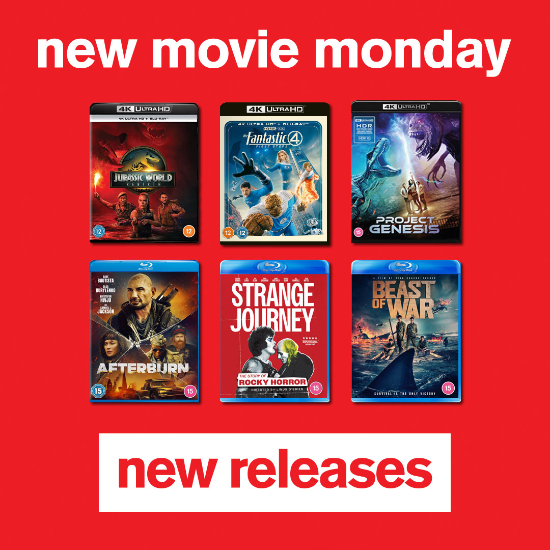 FOPPofficial's tweet image. New releases out today:

• #JurassicWorld Rebirth
• #TheFantasticFour: First Steps
• #ProjectGenesis
• #Afterburn
• #StrangeJourney: The Story of Rocky Horror
• #BeastOfWar

#gettofopp