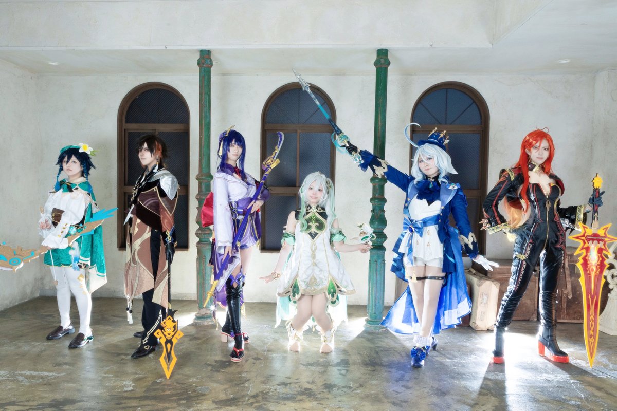 Cosplay/コスプレ
原神 Genshin Impact 
かみさまたち

Photo:<a href="/B1xFv/">ちゃんぷ551</a> 
#氷神待機七神会
#スタジオサイトル