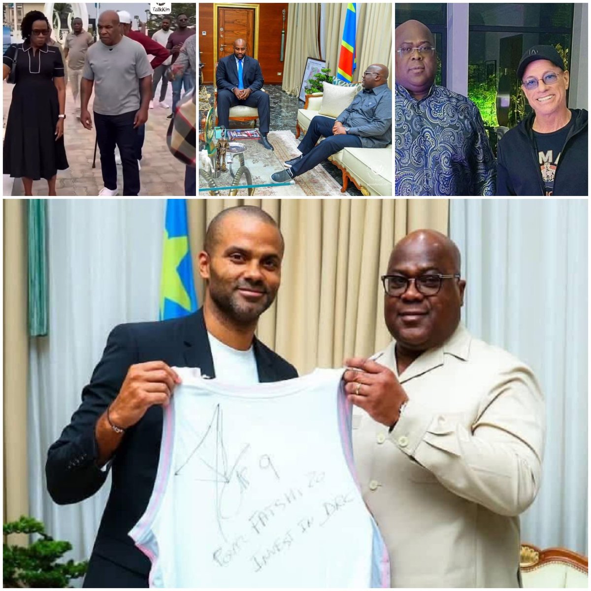 Les investisseurs que le président de la république nous a ramené depuis 2019
<a href="/fatshi13/">Félix A. Tshisekedi</a> 

<a href="/chauffeur243/">CHAUFFEUR Tout-Kin</a> <a href="/MichaelTshi/">Michael Tshibangu</a> <a href="/Observateur_X/">OBSERVATEUR 🇨🇩</a>