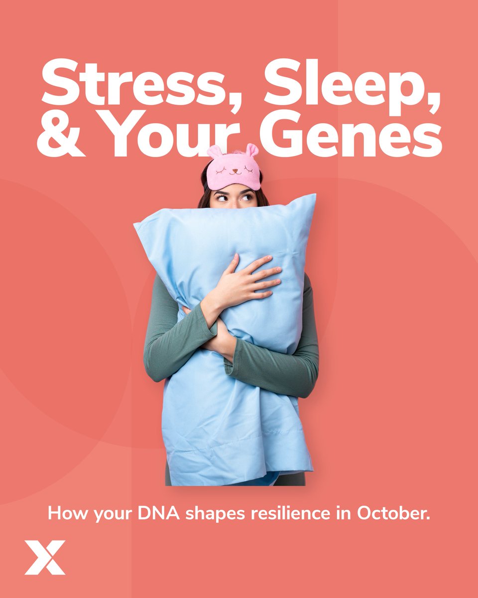 3X4Genetics's tweet image. October stress feels heavier, and your DNA might be part of the reason. Shorter days disrupt melatonin, while some people clear stress hormones more slowly due to their genes.

#genetictesting #nutrigenomics #biohacking