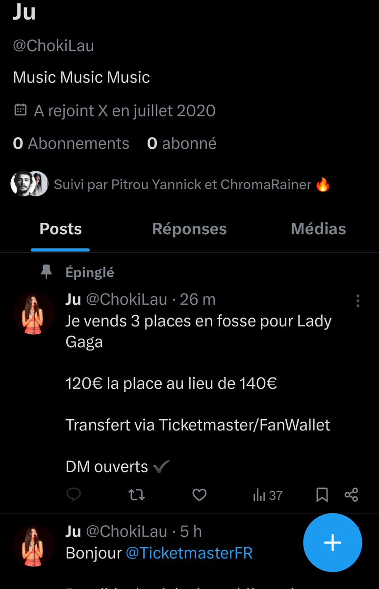 Elle a changé de @/ maintenant c'est @ChokiLau