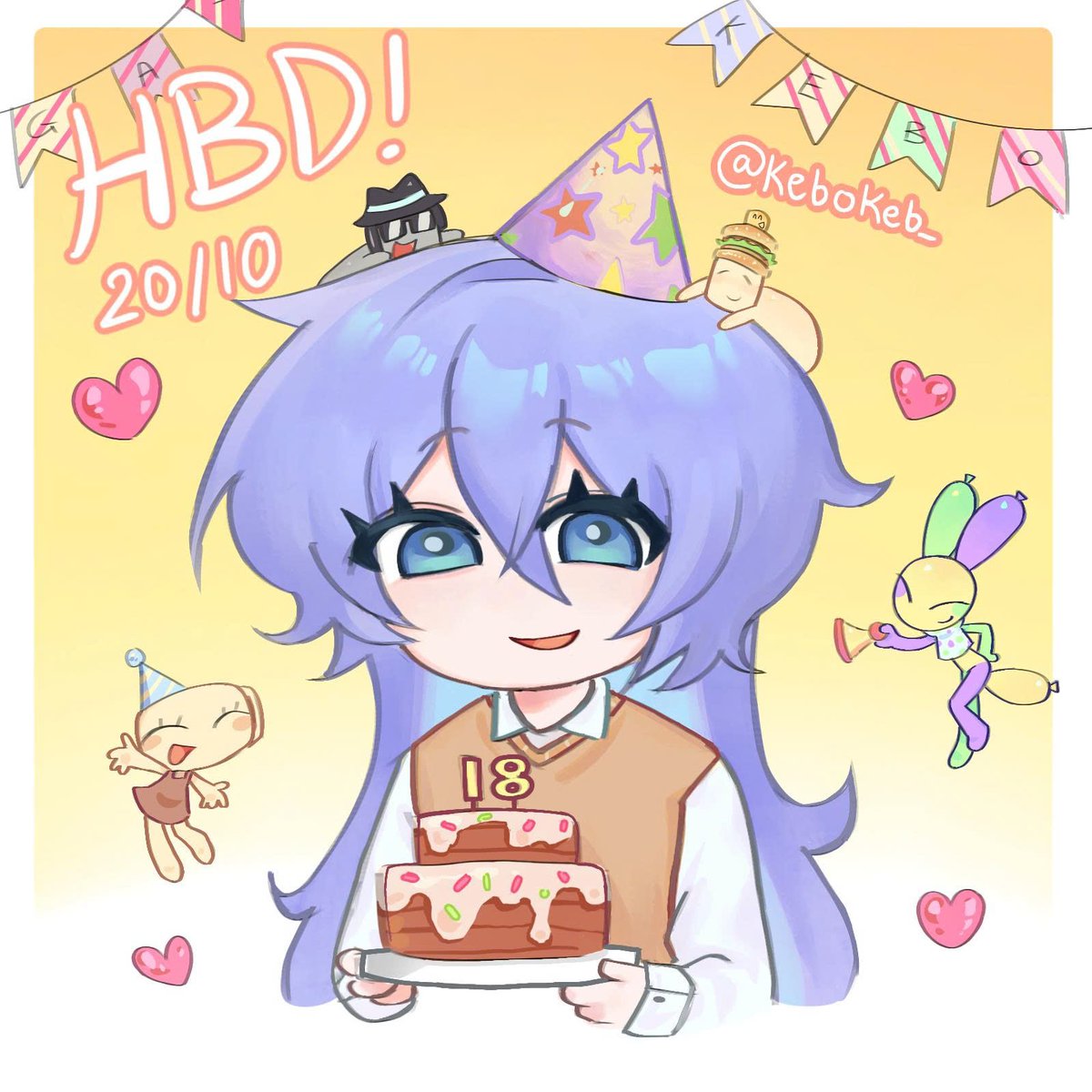 Hbcjsjg happy bday to me 🥺🥺🥺 happy birthday kebo