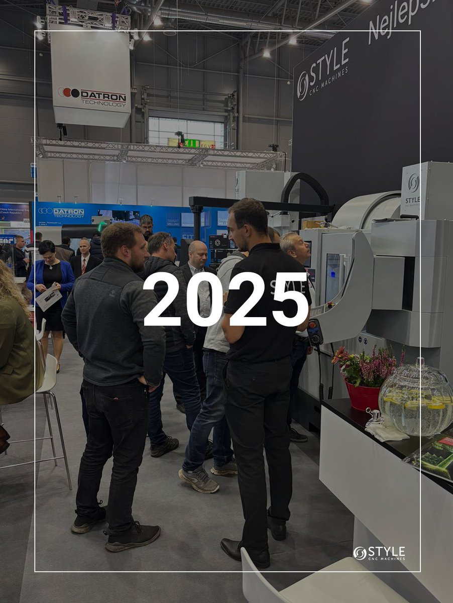 STYLECNCMachine's tweet image. 👉 Where to find us until the end of the year:

13-11-2025 Open house STYLE, Czech Republic
13/15-2025 Subcontratacao, Lisbon
27/29-11-2025 Tech industry, Riga
27/29-11-2025 Mecspe SUD, Bari