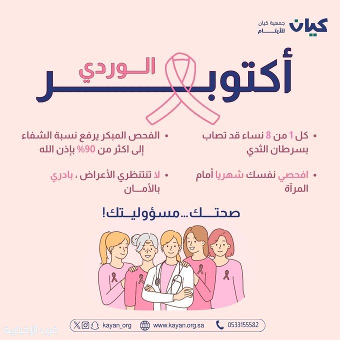 "#كيان للأيتام" تنشر الوعي #الوردي وتدعم مستفيداتها بلقاء تثقيفي حول #الوقاية والكشف #المبكر
 garbnews.net/news/s/250991