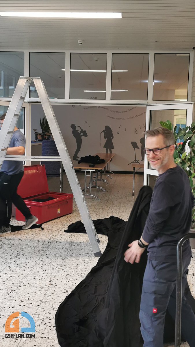 gshlan's tweet image. Aufbau Impressionen #01
#GSH2025 #Aufbau #LANParty