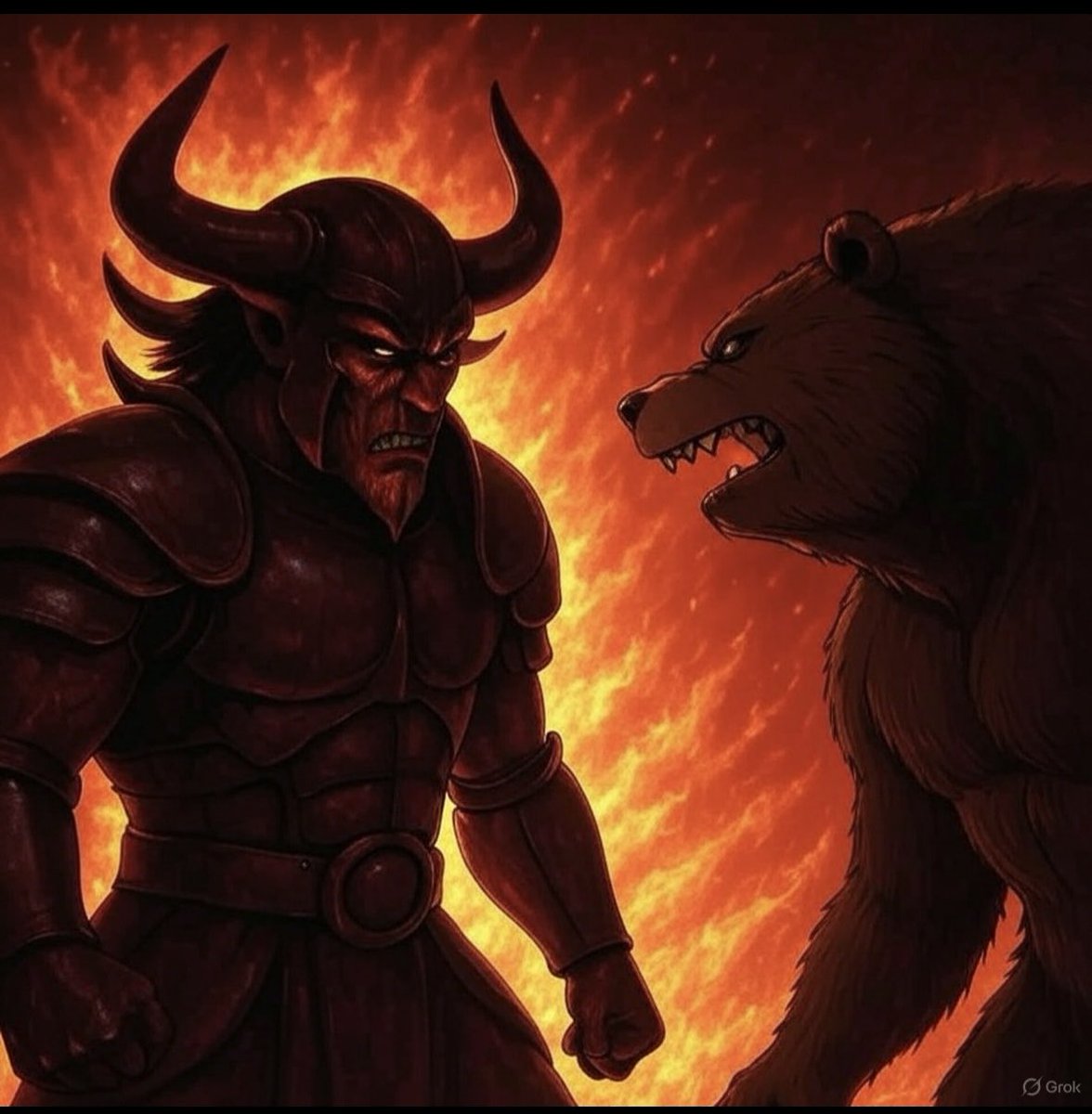 The arena burns again.
The Bull faces the Bear — and this time, the Legion stands behind him.

Prepare for the next move. $MXM