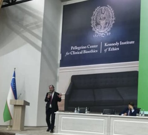 Discussing importance of caring for the other at 10 GA sun-silkroadia.org in #Samarkand <a href="/OuraniaVarsou/">Dr Ourania Varsou (She/Her)</a> <a href="/UPFBarcelona/">UPF Barcelona</a> <a href="/UAM_Madrid/">UAM Autónoma Madrid</a> <a href="/Asomega/">Asomega</a> <a href="/DoctorHumanist/">The Doctor as a Humanist</a> <a href="/ManuelPera11/">Manuel Pera</a> <a href="/AQGimbernat/">Gimbernat Surgical Society</a> <a href="/hospitaldelmar/">Hospital del Mar</a> <a href="/civis_eu/">CIVIS - Europe's Civic University Alliance</a>