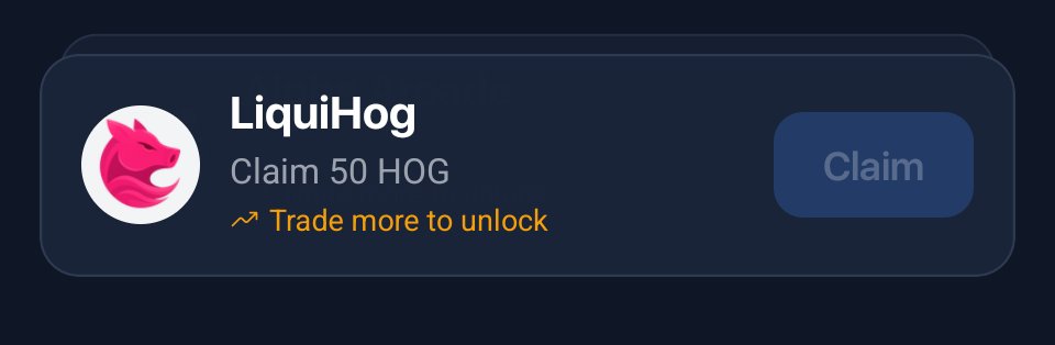 haydotapp's tweet image. You can now claim drops directly inside Haystack, starting with four drops based on weekly volume.

🎯 $10 volume
🎯 $100 volume
🎯 $1,000 volume
🎯 $10,000 volume

Each volume tier has an increasingly juicy reward!