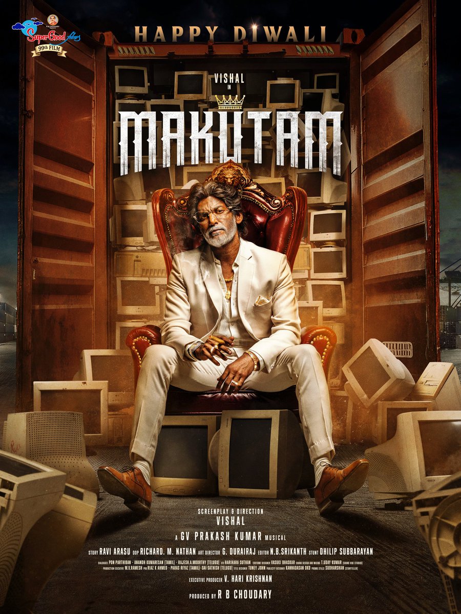 VishalTrends_'s tweet image. The Second Look of #Magudam / #Makutam🔥💣

Screenplay &amp;amp; Direction #Vishal 💥

@VishalKOfficial #PuratchithThalapathy