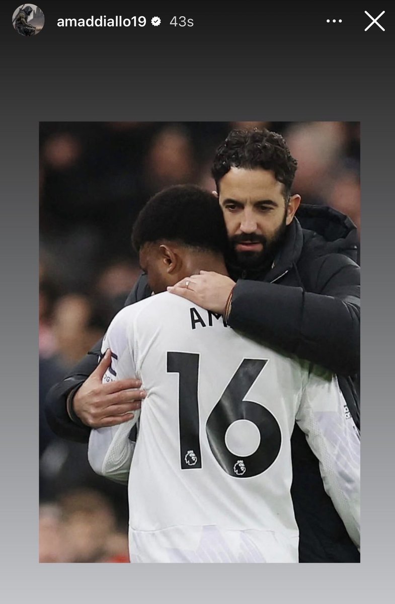 Amad on Instagram #MUFC