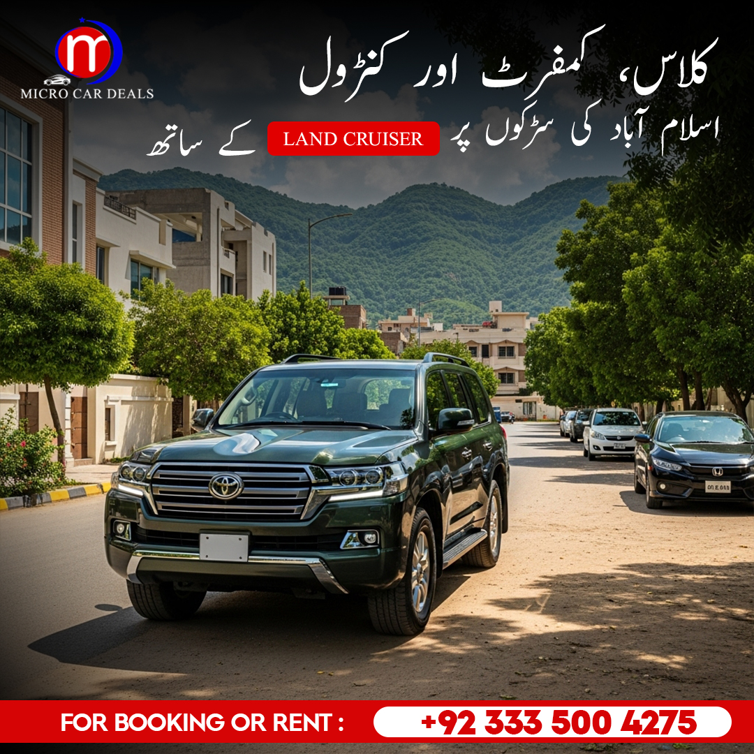mhkhan14's tweet image. 🚗 Business meeting or family drive – Micro Car Rental makes every journey special! 🌟
Enjoy class, comfort &amp;amp; control wherever you go.
📍 Islamabad | Rawalpindi | Lahore | Karachi
📞 +92 333 500 4275
#CarRental #Pakistan #TravelEasy