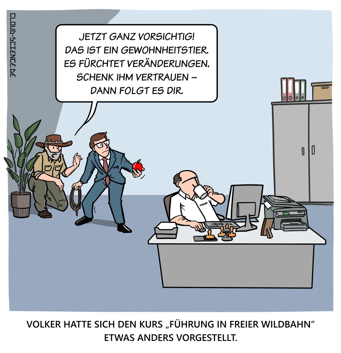 Tech_Cartoons's tweet image. #Führung #ChangeManagement #Veränderung #Cartoon