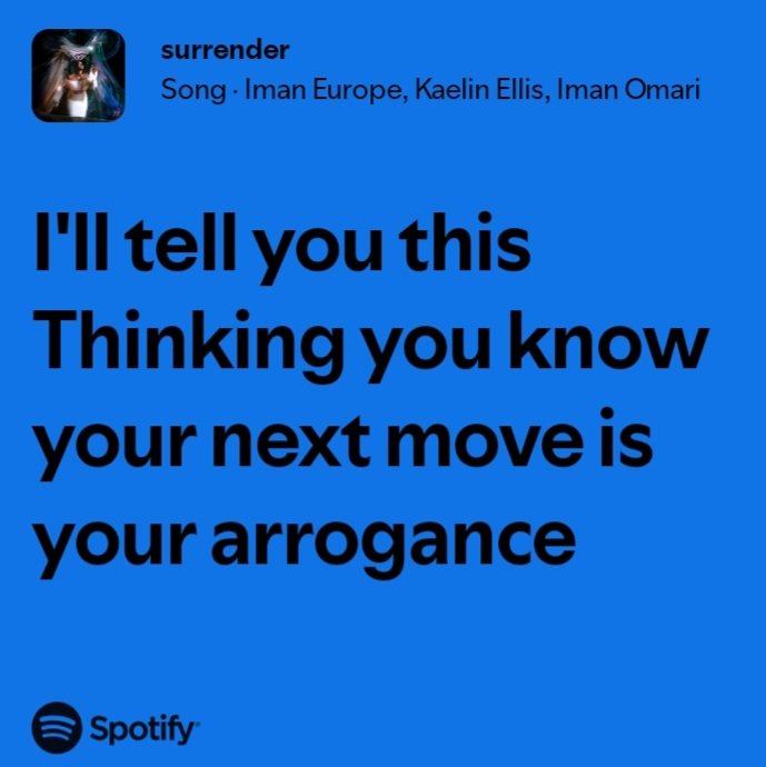 surrender- Iman Europe 😤