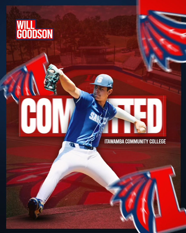 Will Goodson (@will_goods19002) on Twitter photo Grateful to continue my academic and baseball journey at ICC. Thanks to God, my family, and my coaches for believing in me and shaping me. Excited for what’s ahead. Roll Tribe ‼️
<a href="/evans_cade/">Cade Evans</a> <a href="/slater_12/">Slater Lott</a> <a href="/SHSBaseballClub/">Saltillo Baseball</a> <a href="/EasleyBaseballC/">Easley Baseball Club</a> Grateful to continue my academic and baseball journey at ICC. Thanks to God, my family, and my coaches for believing in me and shaping me. Excited for what’s ahead. Roll Tribe ‼️
<a href="/evans_cade/">Cade Evans</a> <a href="/slater_12/">Slater Lott</a> <a href="/SHSBaseballClub/">Saltillo Baseball</a> <a href="/EasleyBaseballC/">Easley Baseball Club</a>