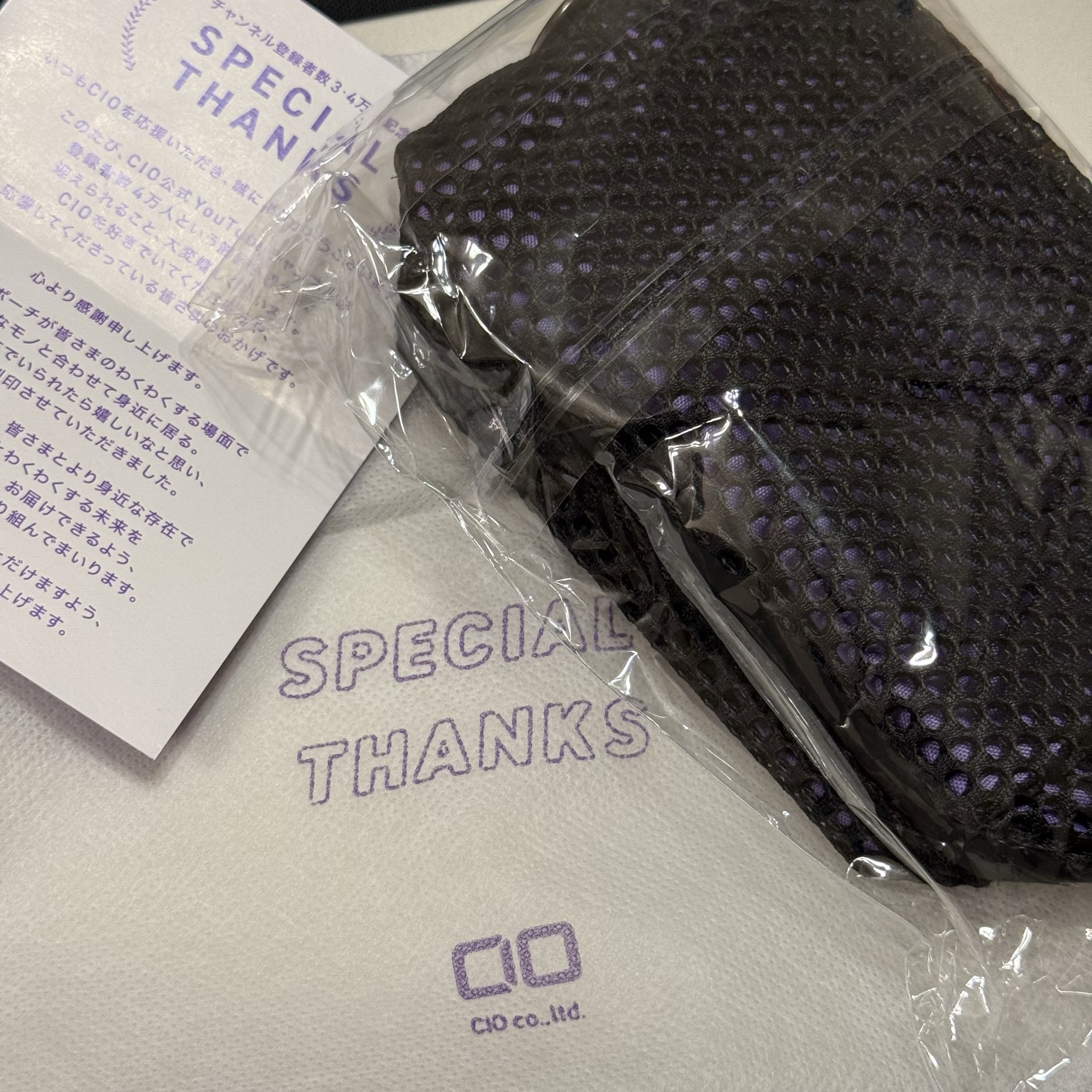 CIO 3万人＆4万人記念ポーチ 【2個セット】 1個目】3