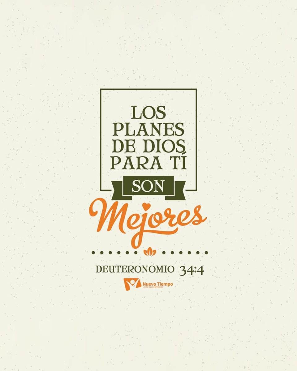 #RPSP | Deuteronomio 34

📍Moisés no pisó la Canaán terrenal, pero pisó la Canaán celestial. 

📍Los planes de Dios son mejores que nos nuestros. 

📍Fiel hasta el final, descansó en esperanza… y despertó en gloria.

#PrimeroDios