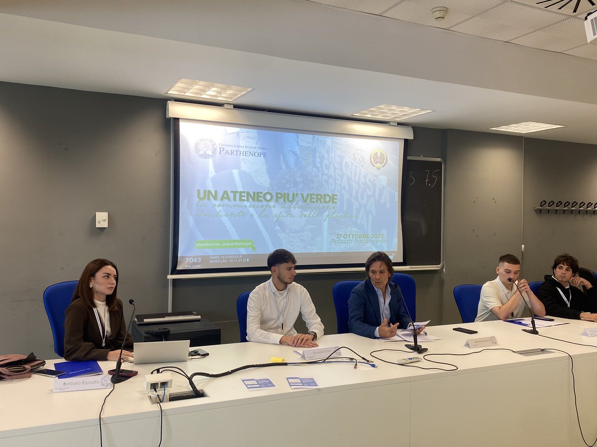 Uniparthenope's tweet photo. Si conclude la seconda edizione di Plastamination sul tema della contaminazione da plastiche, microplastiche e nanoplastiche biodegradabili e convenzionali. 
Il convegno è stato promosso, per il nostro Ateneo, dalla prof. Rosaria Meccariello. https://t.co/2U3IU8VXTH