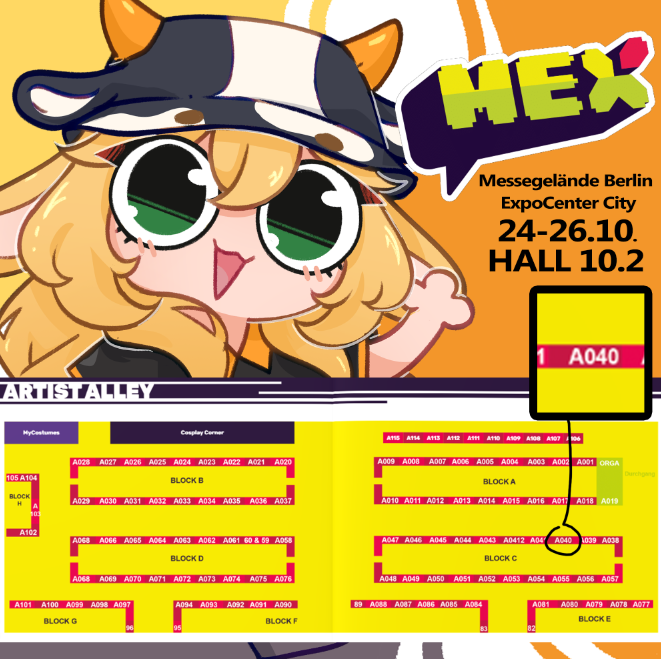 truebun's tweet photo. Hellooo I will be at #MexBerlin at BERLIN Messe this weekend in the Artist Alley booth A040 !!!
This is my last convention this year :D
Maybe I'll see some of you!! https://t.co/3PaRJwtEjo