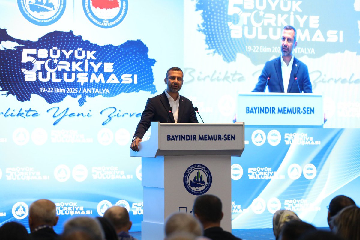sonertufanoglu's tweet photo. Sendikamızın 5. Büyük Türkiye Buluşması teşkilatımızın değerli mensuplarının katılımıyla büyük çoşku ve heyecan içinde başladı. https://t.co/aCQfI1pY1a