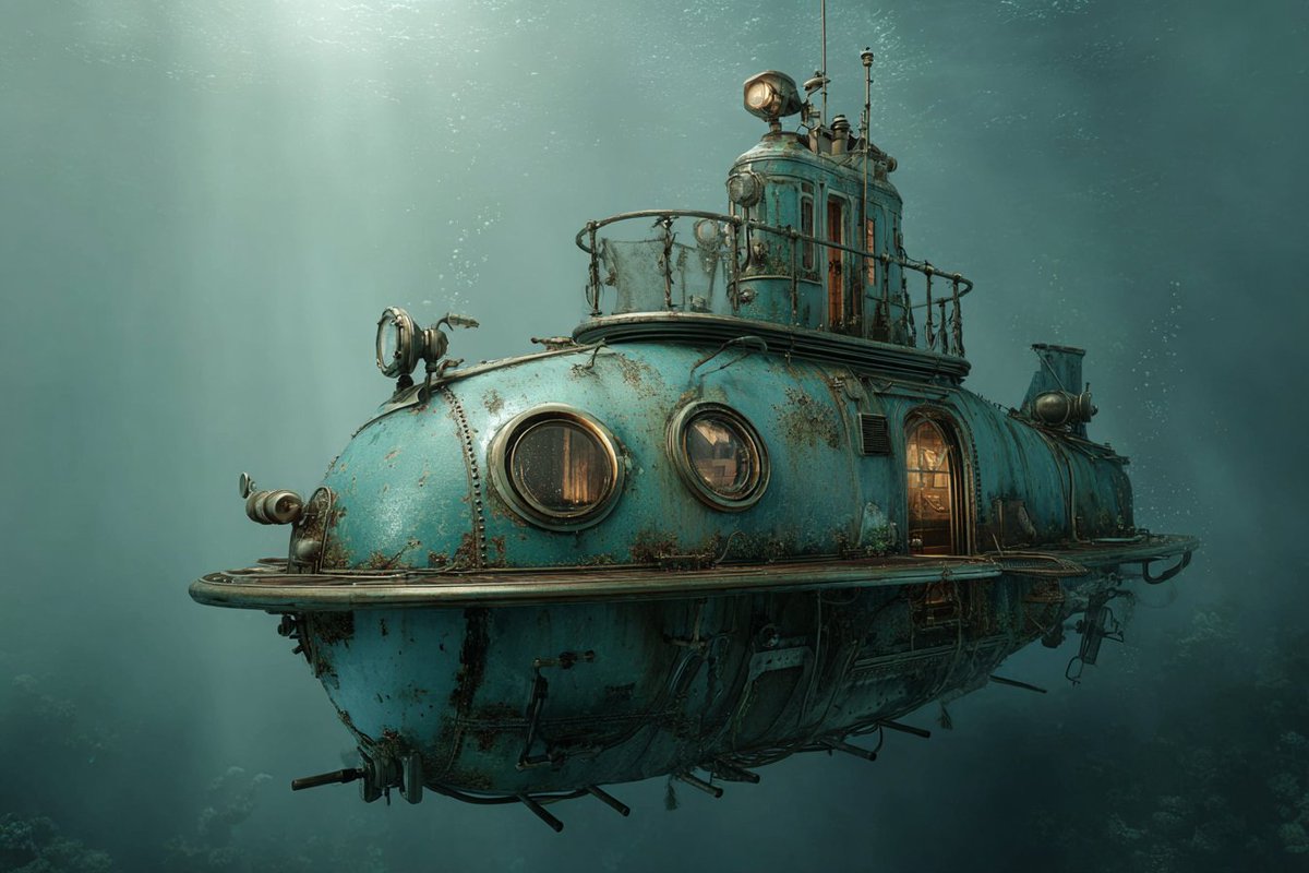 LudovicCreator's tweet image. 🎨 UNDERWATER SYMPHONY 🎨

Prompt  :

[SUBJECT] envisioned in an Underwater Symphony of Silence, where the tranquility of the ocean depths is portrayed. Use muted [COLOR1] and [COLOR2] to evoke a peaceful, otherworldly ambiance

Check ALTS