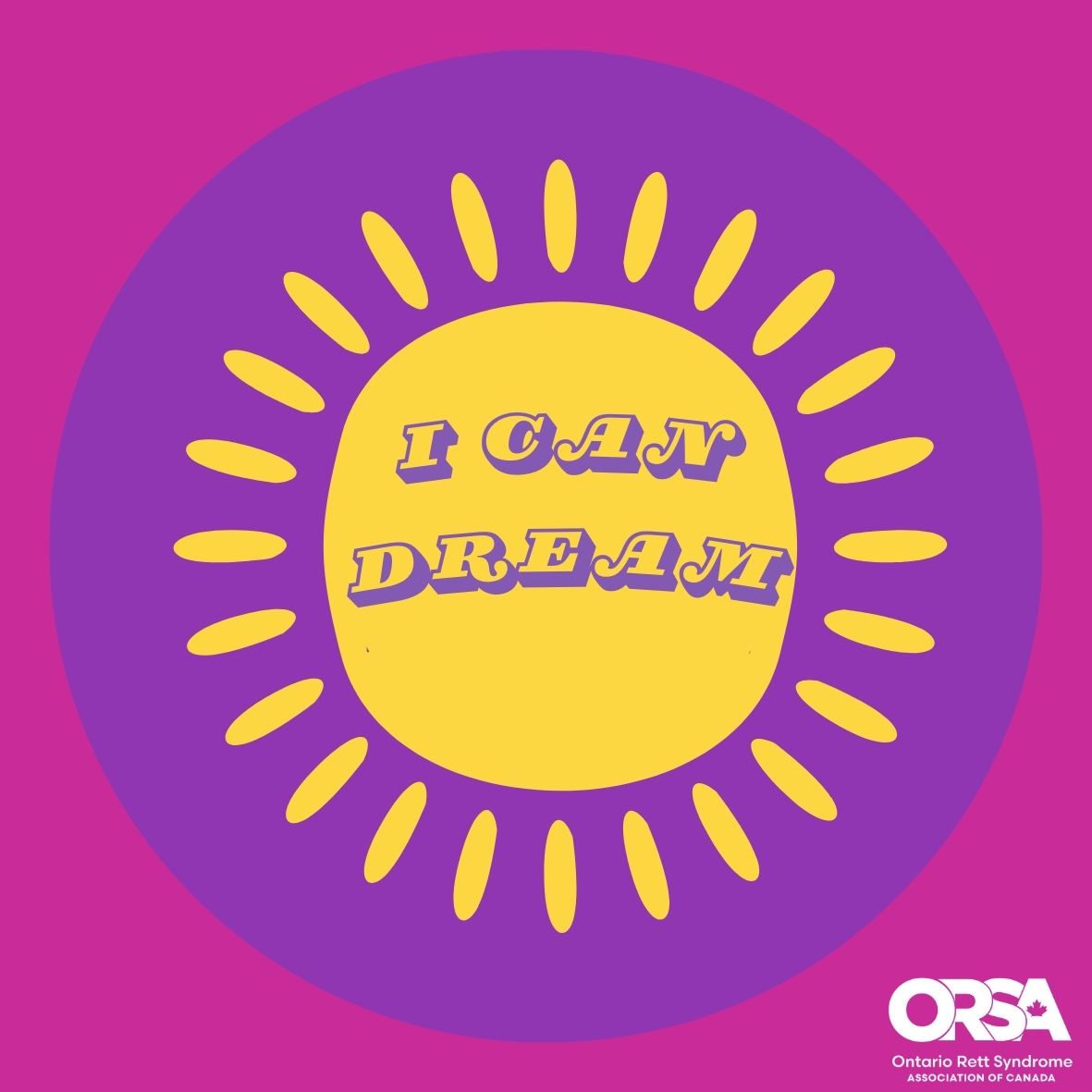 🌟 Join Us in Spreading Rett Syndrome Awareness with our "I CAN" campaign! 🌟

📢 How You Can Help:
✔️ Share this message
✔️ Highlight the abilities of someone you know with Rett syndrome
✔️ Use #ICAN #RettSyndromeAwareness to spread the word

#ORSACanada #ICAN