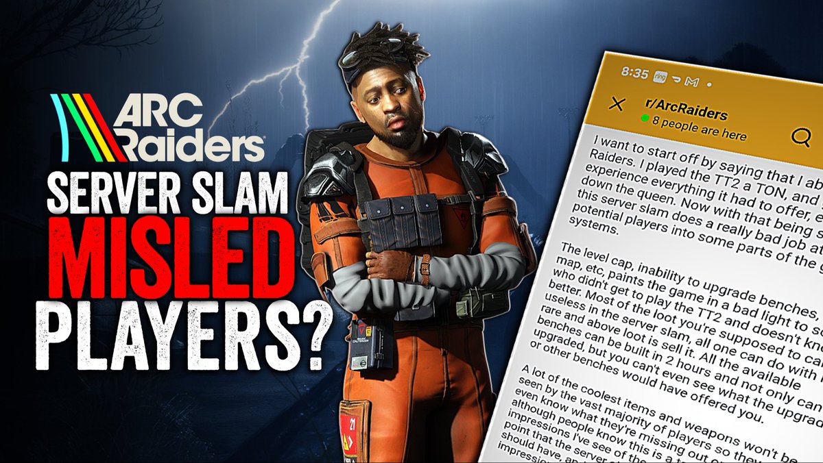 iDentity_US's tweet image. ARC Raiders – Why EVERYONE Got the Wrong Impression from the Server Slam
youtu.be/97BpotWTbHY?si…