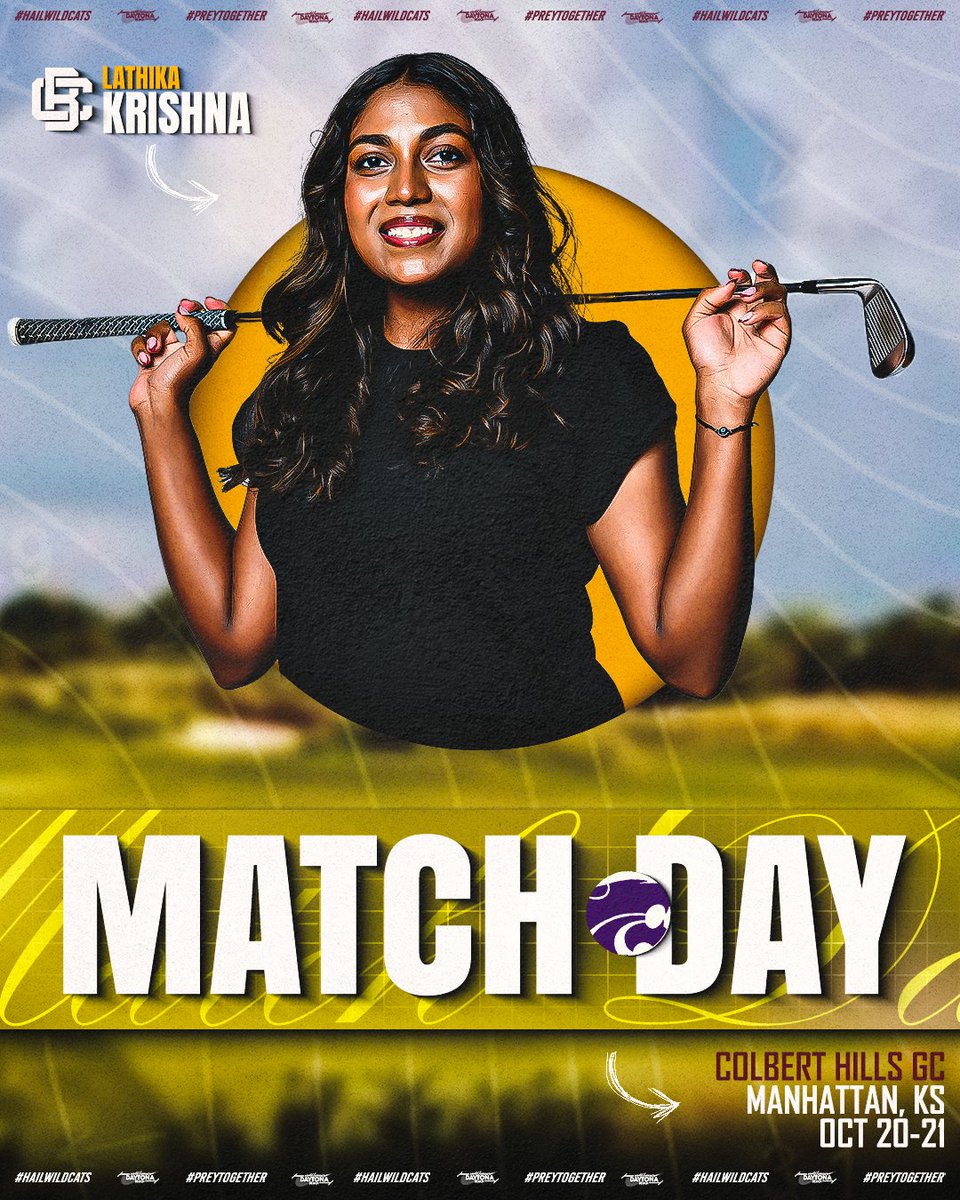 Wildcats in the Little 🍎 

🆚 Powercat Invitational
⏰ 9:30 am 

📍 Manhattan, KS
⛳ Colbert Hills Golf Club

📊 scoreboard.clippd.com/tournaments/23…

#𝙃𝙖𝙞𝙡𝙒𝙞𝙡𝙙𝙘𝙖𝙩𝙨 | #𝙋𝙧𝙚𝙮𝙏𝙤𝙜𝙚𝙩𝙝𝙚𝙧