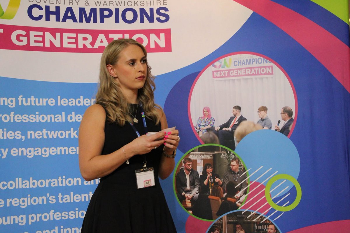 It was great to host my first <a href="/CWCHAMPIONS/">Coventry & Warwickshire Champions</a> Next Gen event last week! 

The events welcome speakers and guests from across the region to spotlight exceptional young talent under 35 who are making real impact in their fields, to network and share their career stories and advice.