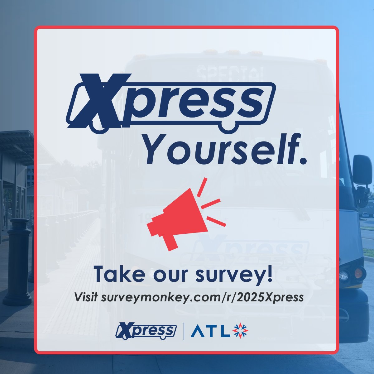 ATLTransitLink's tweet image. Your voice matters. We're gathering insights on customer satisfaction and travel patterns across our system. Share your perspective in our survey—open now through November 30. First 2,000 respondents will receive a free round-trip pass through the Breeze Mobile 2.0 app as a thank…