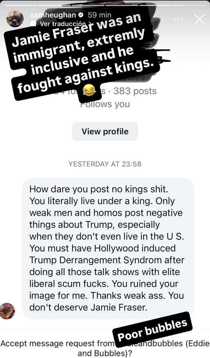 not sam fighting them i love him lmao