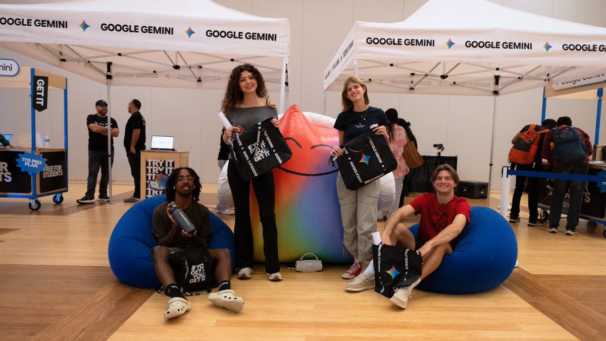 NCStateOIT's tweet photo. NC State, in partnership with @Google, hosted a pop-up event and lunch and learn on Oct. 6 to showcase Gemini for Education. Around 600 students, faculty and staff got a hands-on look at AI tools like Gemini and NotebookLM. @GoogleForEdu

Read more 🔗: https://t.co/DjPI90Aq6l https://t.co/HVogdMham9