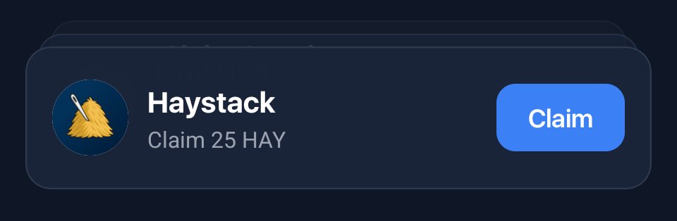 haydotapp's tweet image. The Haystack Algoland Quest is now live!

And with it comes a new feature,  Haydrops 💧

A permissionless system for creating airdrops gated by on-chain metrics like trading volume, token balance, and more!

Over $5,000 in drops are currently available!