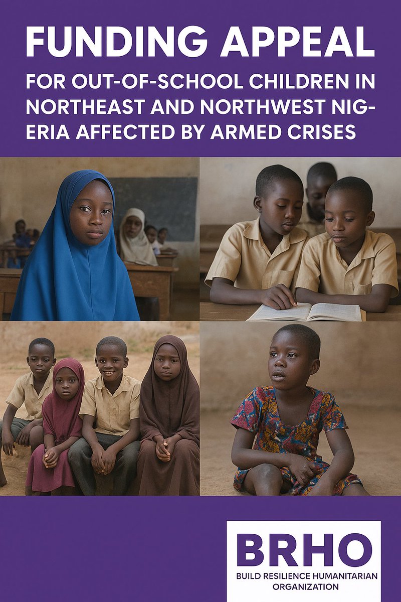 💜 Help Us Bring Every Child Back to School

Across Northeast and Northwest Nigeria in Borno, Yobe, Zamfara, Katsina, and Sokoto, thousands of children have lost their right to education due to armed conflict, displacement, and insecurity.
Many now wander camps and host