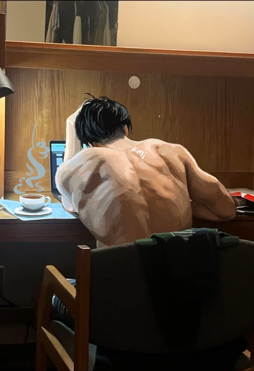 I fixed the head because it was very small, And it seemed that Levi was very chubby lol
(and i removed the text)