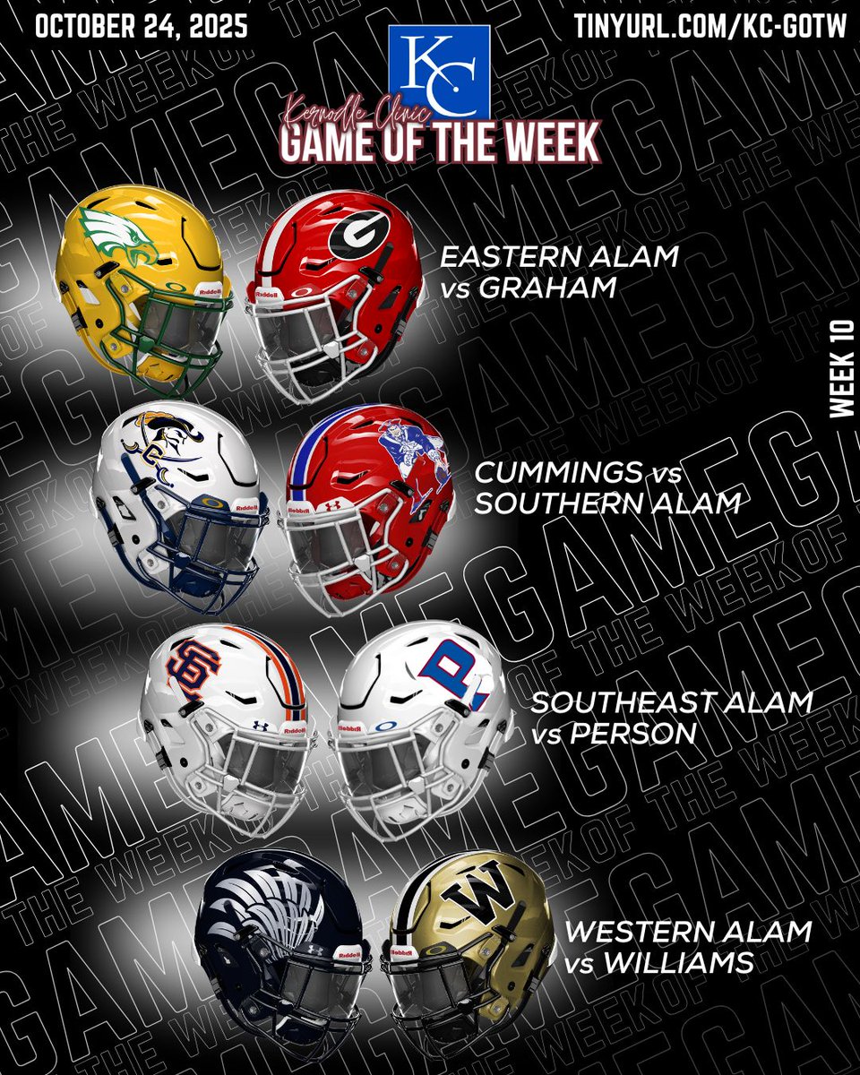 Wk 10: Kernodle Clinic Game of the Week! 
Voting Open NOW!

tinyurl.com/kc-gotw