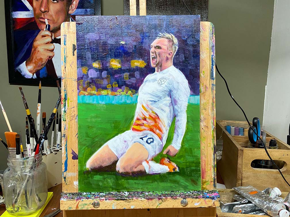MATCHDAY GIVEAWAY - If West Ham beat Brentford, someone can WIN a 'Bowen in Prague' original painting from my £99 painting range. Follow, like and RT for a chance to win. canningtownlen.com members can choose ANYTHING from the shop as a prize. Sign up is FREE!
