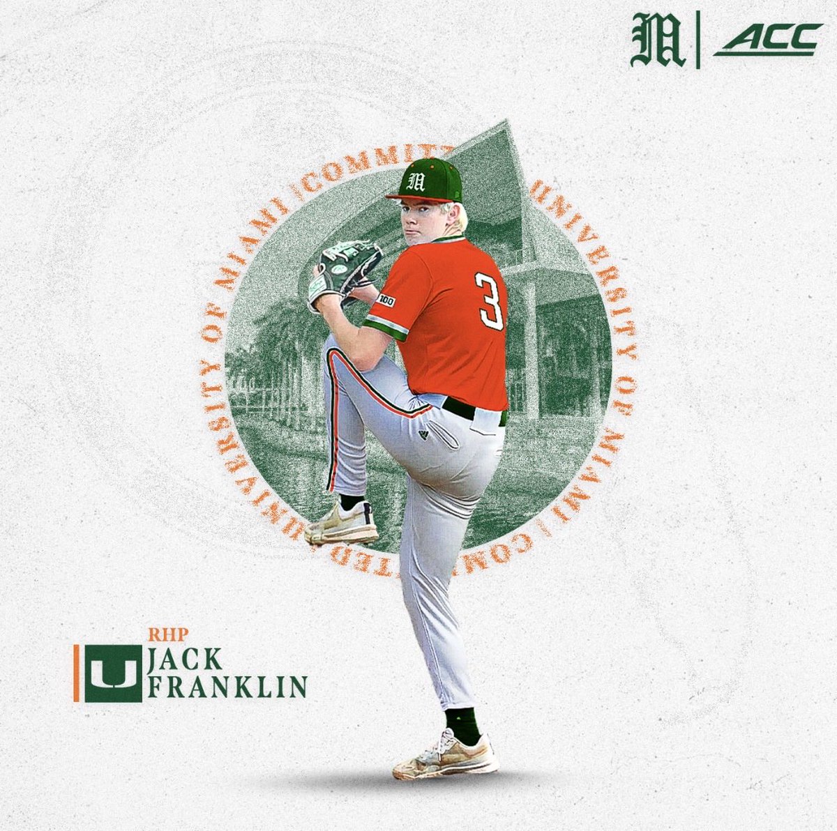 I am thrilled to say that I will be taking my athletic and academic careers to the University of Miami, first I would like to thank God for guiding me through this journey, my parents for the all the support, lastly my peers and coaches for always pushing me. #gocanes🙌