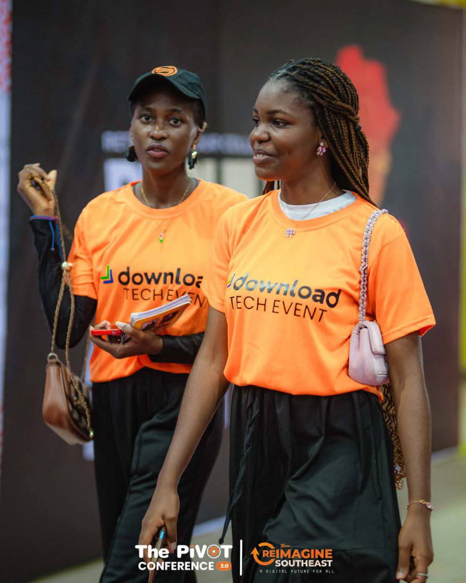 DownloadTechE's tweet image. team sparkling  @ThePivotNigeria 3.0

We show up for innovation, digital future for all, ReimageSoutheast, and Download 

#DownloadTechEvent  #Download2025 #Download2025inNnewi
#TechEventinNnewi #pivotconference