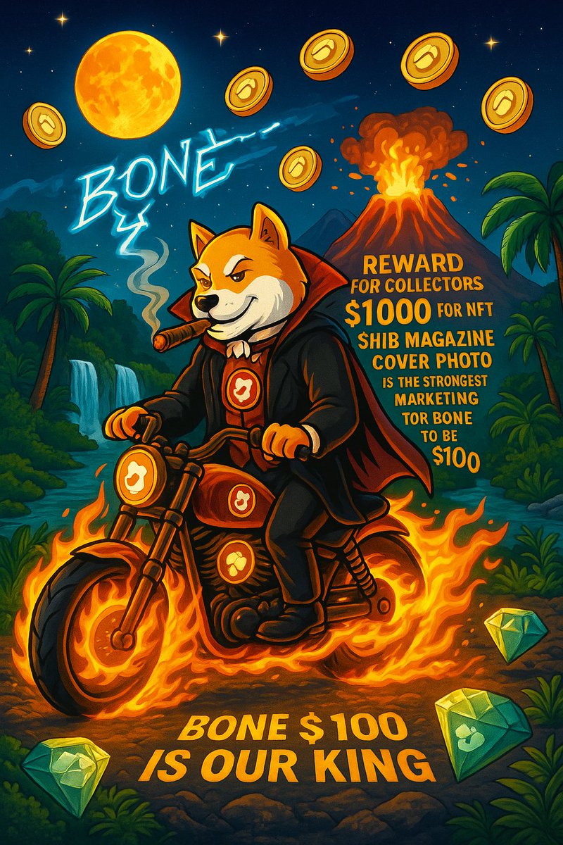 #BONE can be $100 when using #NFT Shib Magazine Cover Photo to reward collectors with $1000 as the best marketing for #Shibarium and get new users and investors with rewarding Collectors.

What is the best NFT project on Shibarium?

Follow Us

#BONE #Shibrium #SHIB #NFTCover