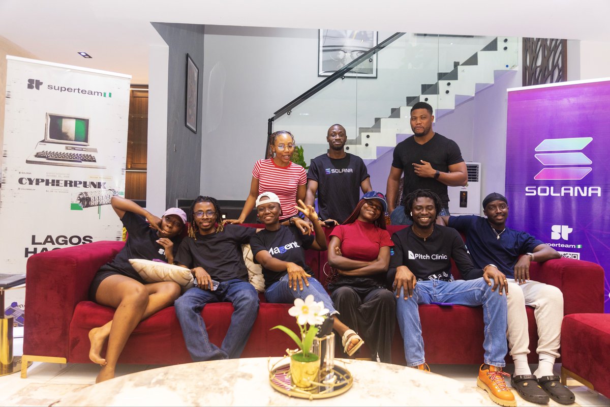 SuperteamNG's tweet image. GM from the Big Brother SuperteamNG house for Solana builders participating in the Colosseum Cypherpunk Hackathon.
Who do you recognize?