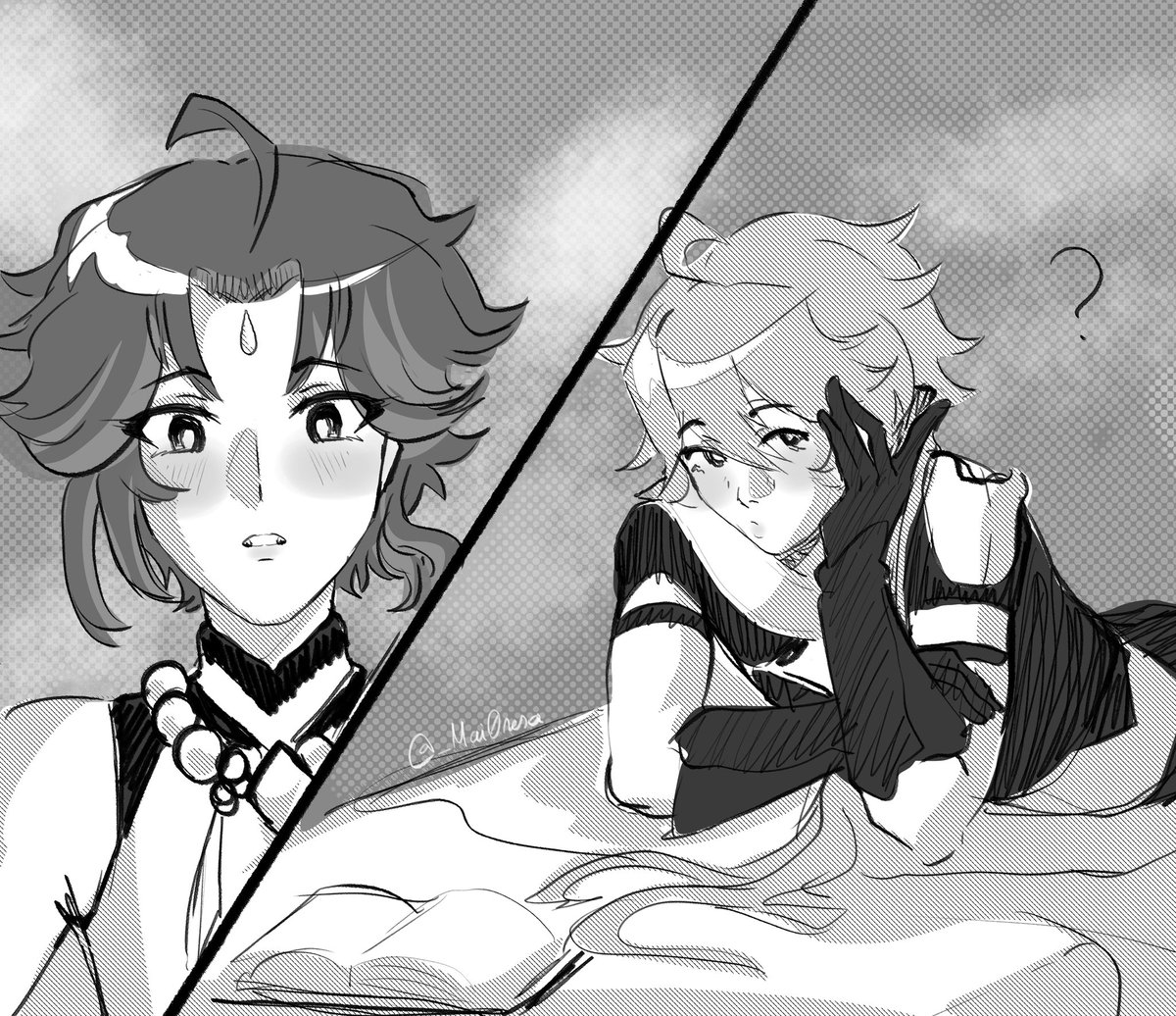 _Mai0nesa's tweet image. Needed to fix the fact that i never drew one of my fav genshin ships, im a fraud lmao.
#xiaoether