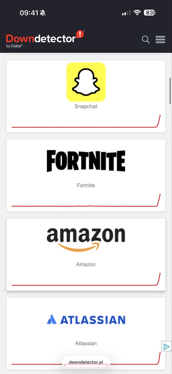 PerplexityPRO_'s tweet image. Kolejne aplikacje zaliczają down status 🪫

Problem mocno globalny - w przypadku asany działanie platformy jest wyłączone aktualnie na 4 obszarach (US, EU, JAPONIA, AUSTRALIA) 

#downdetector #amazon #asana #Perplexity #Fortnite #Signаl #CyberMonday #CyberAttack