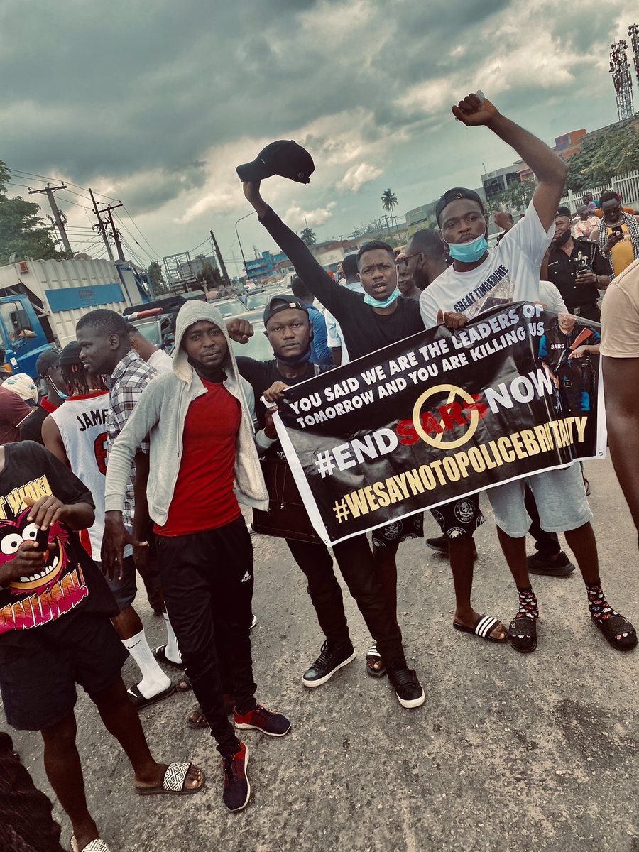 KlasickTheHost's tweet image. At the Endsars protest ground before the horrible massacre happened on the 20th of October, 2020 by the Nigerian Military Government 🇳🇬
We lost too many lives and it hurts really bad. We still seek Justice for the lives that have been lost until today after 5 years.
#EndSARS