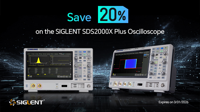 Siglent_Tech's tweet image. Great news — another big discount has landed!
For a limited time, enjoy 20% off SIGLENT’s SDS2000X Plus Oscilloscope — engineered for precision, performance, and reliability. Find out more here:
🔗North America: bit.ly/4omLDV0
🔗Europe: bit.ly/4nkhoND
🔗AAAS…